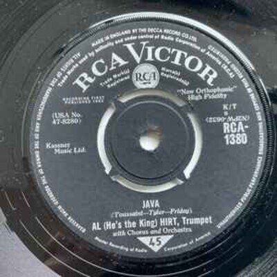 Al Hirt - Java - Used Vinyl Record 7 - G8100z