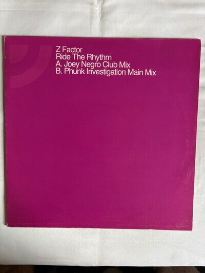 Z Factor – Ride The Rhythm 12” Vinyl Classic House On Direction Records
