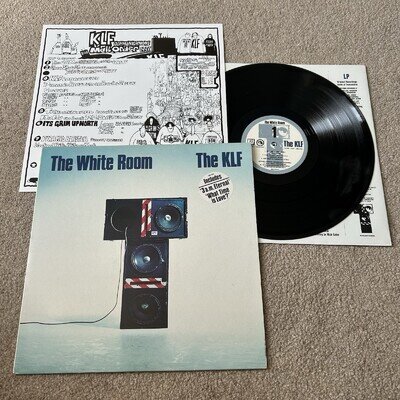 The KLF – The White Room Vinyl Record FIRST UK Pressing 1991 JAMS LP006