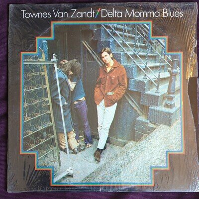 Townes Van Zandt - Delta Momma Blues 1971 Poppy Records PYS-40012 OG Vinyl LP