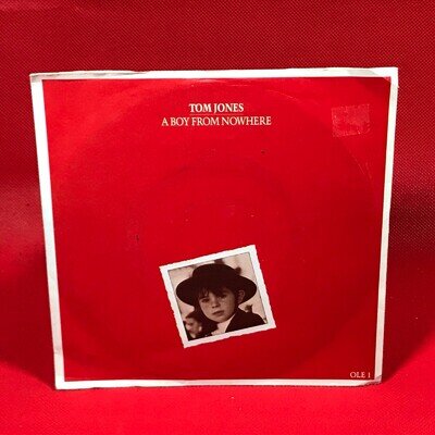 TOM JONES A Boy From Nowhere 1987 UK 4-track 7" vinyl E.P single 45 original