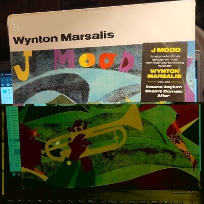 Wynton Marsalis J Mood Jazz LP Vinyl Record Columbia Record Label