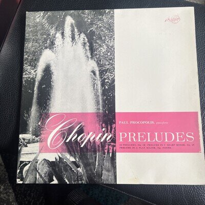 Paul Procopolis~Frédéric Chopin~Chopin Preludes~Vinyl LP Album...