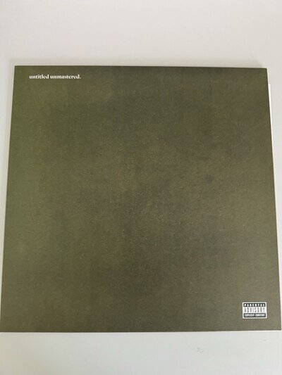 Kendrick Lamar Untitled Unmastered Vinyl Record LP