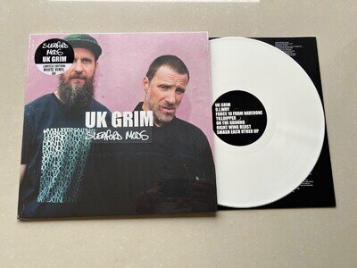 Sleaford Mods - UK Grim - 2023 Ltd Ed White Vinyl LP - N MINT