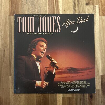 Tom Jones After Dark Vinyl Album Lp