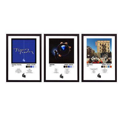 DJO MUSICIAN ARTIST ALBUM POSTER SIGNED AUTOGRAPH ART PALETTE MUSIC GIFT