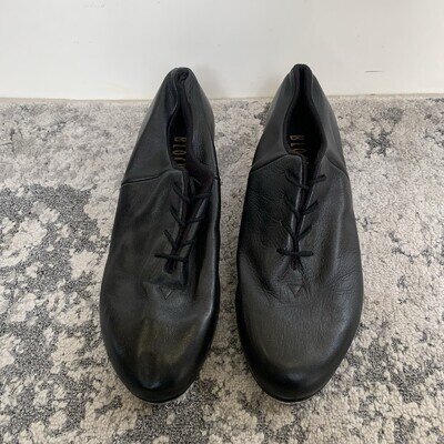 BLOCH Student Jazz Tap Shoes Adult Unisex Black UK 8.5