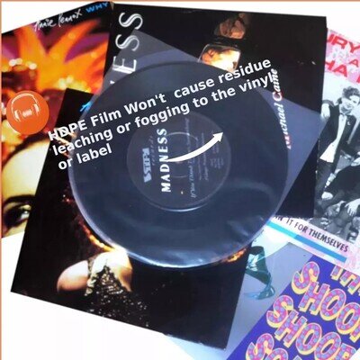 7, 10, 12 Inch Vinyl Record Anti Static Inner Sleeves Plastic 50 100 150 200 500