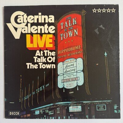 Caterina Valente – Live At The Talk Of The Town Vinyl LP Album Bacharach Medley