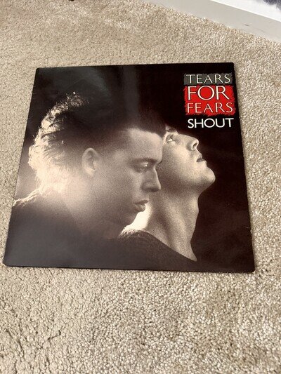 Tears for Fears Shout- 10" Vinyl Stereo (1984) Vintage Record 1980s