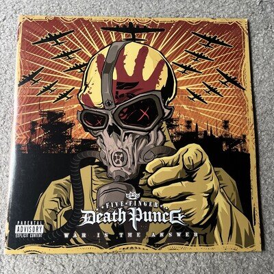 FIVE FINGER DEATH PUNCH WAR IS THE ANSWER ORIGINAL 2009 2LP VINYL PPK 001 NM