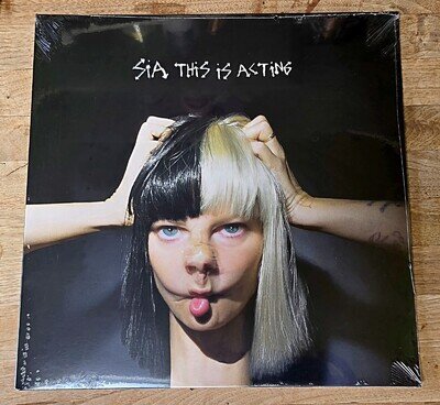 Sia ~ This Is Acting, Black/White Split LIQUID FILLED Vinyl - Bad World *New