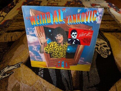 Weird Al Yankovic in 3D Vinyl LP 1984 Rock N Roll Records 39221 SHRINK Stickers