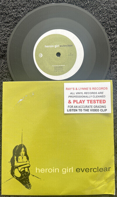 Everclear Heroin Girl / American Girl 7'' Vinyl 1995 PLAY TESTED EX* VIDEO CLIP