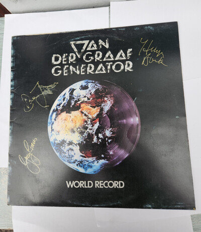 Van der Graaf Generator World Record 1976 Charisma CAS 1120 12" Vinyl LP