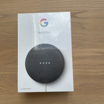 🤍Google Nest Mini (2nd Generation) Smart Speaker - /Grey Boxed✅