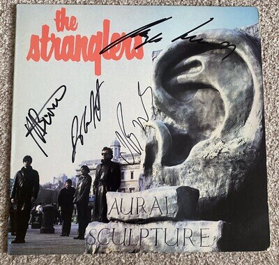 THE STRANGLERS - Aural Sculptures - FULLY SIGNED UK LP - Punk Originals