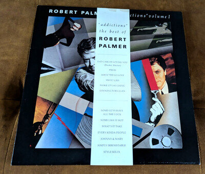 ROBERT PALMER - ADDICTIONS VOLUME 1 Vinyl Record with lyric sheet