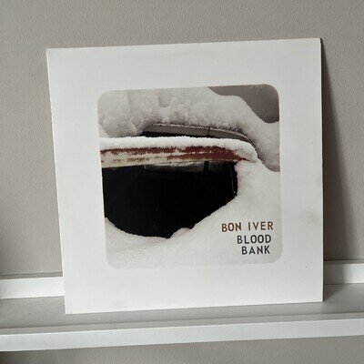 Bon Iver Blood Bank Vinyl 12 EP 2009 Used VG Condition