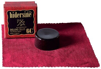 Hidersine VP-036C Series VI Cello Bow Rosin – 35g Clear Black Large, black