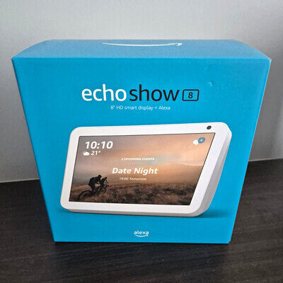 Amazon Echo Show 8 Smart Speaker, White (1st Gen)