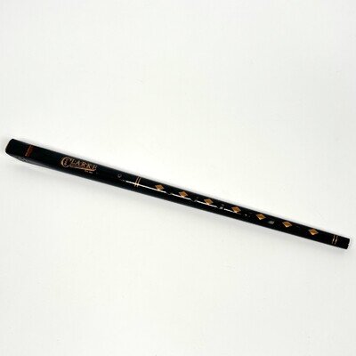 Penny Whistle Clarke Tin Irish Key of C Black Flute Folk