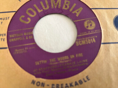 Jo Stafford & Frankie Laine - Piece A-Pudding / Settin' The Woods On Fire - Ex