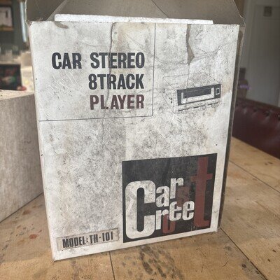 Vintage 8-Track Player Car Stereo