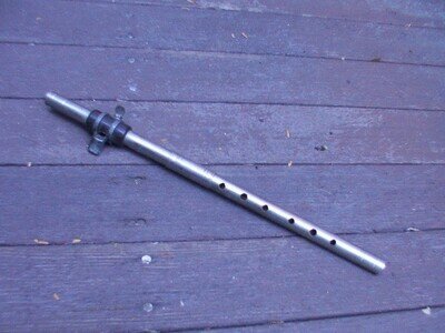 Vintage Antique Fife Metal flute RARE old woodwind musical instrument