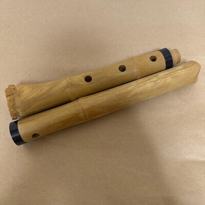 Yuu Japanese Shakuhachi Plastic Flute 1.8 Shaku Two-Piece Used