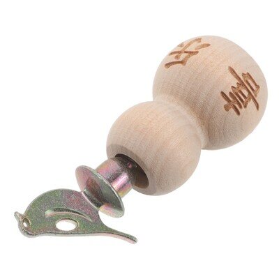 Bird Whistle Toy: Wooden Hand-Twist Calls - Fun and Educational - Gourd Shaped