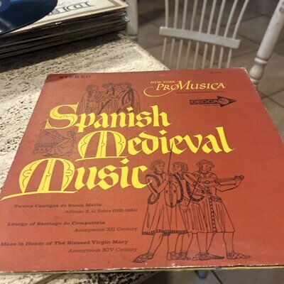 Spanish Medieval Music VINYL LP Pro Musica Decca DL79416