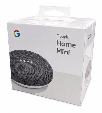 Google Home Mini - Chalk Smart Speaker 1st Generation