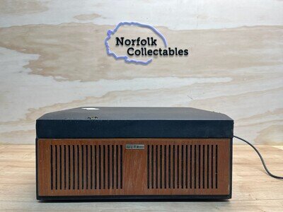 Vintage Ultra Reel-to-Reel Tape Recorder Built-In Speaker with Wooden Cabinet