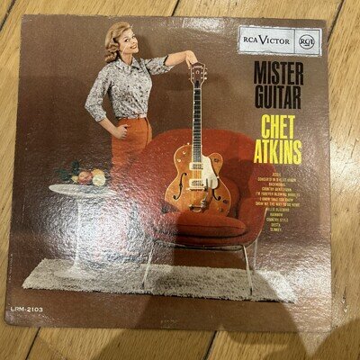 CHET ATKINS Mister Gutiar LP Mono U.S. Reissue Country Jazz Guitar