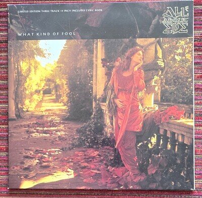 ALL ABOUT EVE - WHAT KIND OF FOOL 10 INCH LIMITED EDN UK SINGLE + LYRIC BOOK