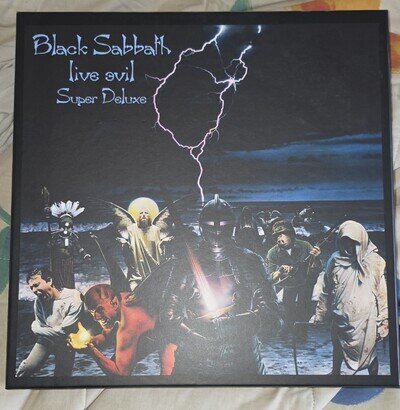 BLACK SABBATH LIVE EVIL Super Deluxe 4LP Vinyl Box Set NEW