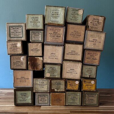 Vintage Pianola Rolls - Multiple Items.