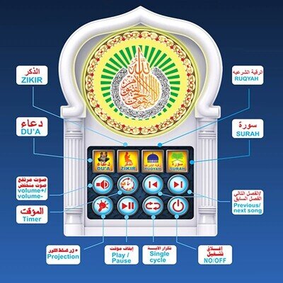Islam Quran Speaker 24 Hours Non Stop Playback Arabic Language Kuran Player