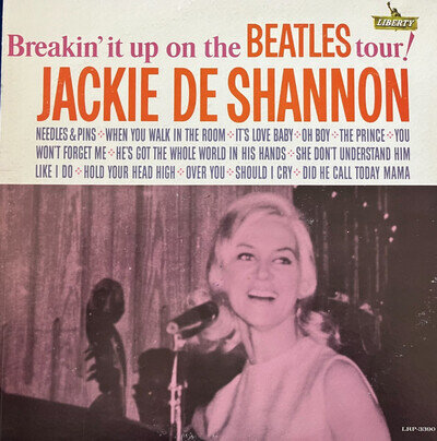 Jackie De Shannon - Breakin' It Up On The Beatles Tour - Rare USA Vinyl LP