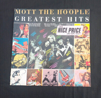 Mott The Hoople - Greatest Hits LP 1980 Vinyl LP CBS 32007 A3 B4