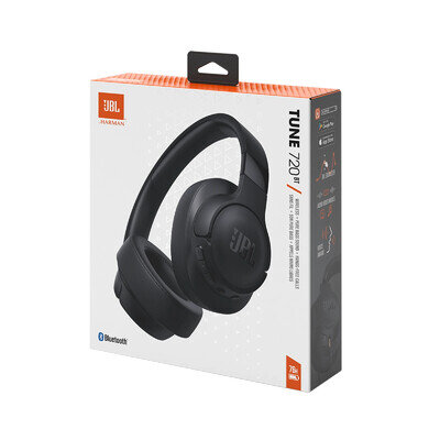 JBL Tune 720BT On Ear Wireless Headphones - Black