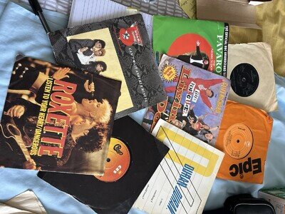 Vinyl Record Singles & Albums Joblot Bundle 12inch Mixed Genres See Desc