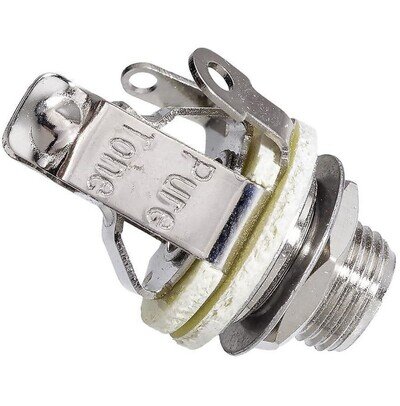 Pure Tone PTT1 Mono Multi-Contact 1/4″ Output Jack - Chrome