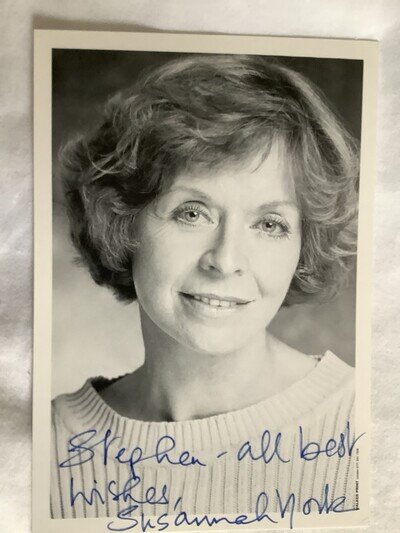 RSC Plymouth Season Theatre Poster, Photograph & Note Signed By Susannah York