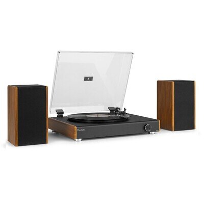 Audizio RP335 Retro Style Vinyl Record Player with Bluetooth and Stereo Speakers