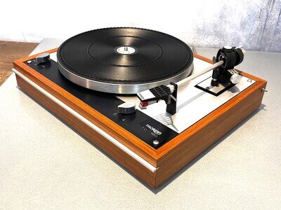 Thorens TD-160 Vintage Turntable Record Player working Example Ortofon Cartridge