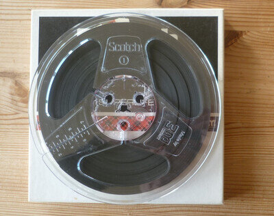 Scotch 3M 7” Reel to Reel Audio Tape 1/4” - Plastic Spool - Boxed Used