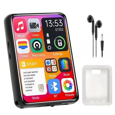 2.4" Touch Screen Android 32GB Bluetooth 5.4 FM HiFi MP3 Music Player Built-in S